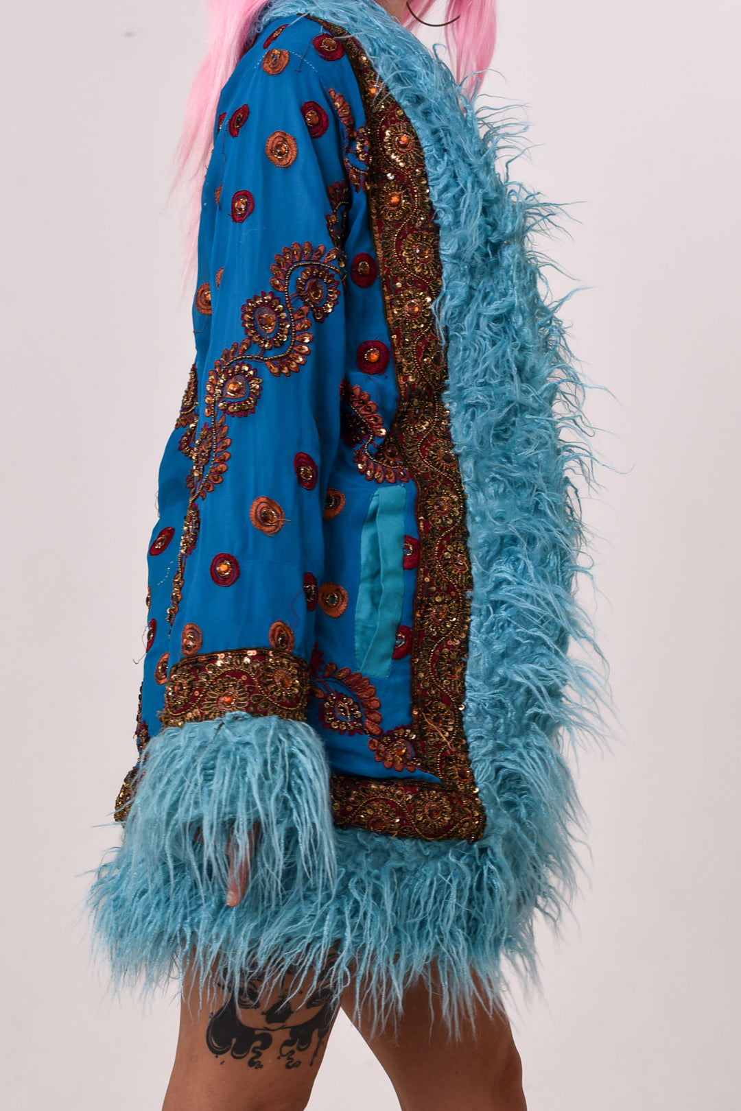 Sari Coat Paloma | S Size UK 8-10