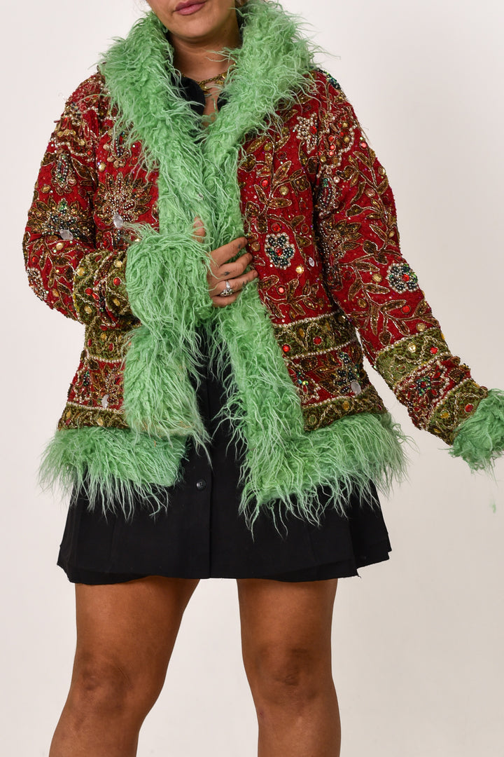 Sari Coat Harvest | Size XL UK 14-16