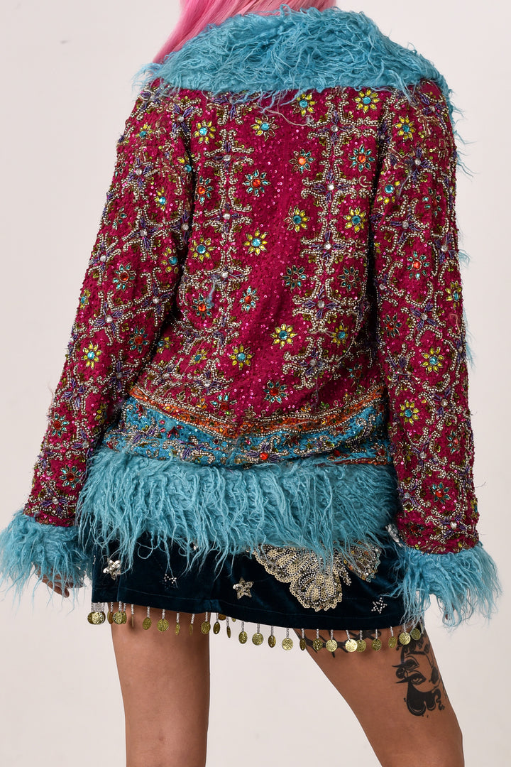 Sari Coat Nutmeg | S Size UK 8-10