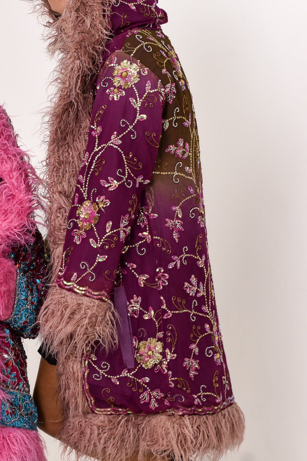 Sari Coat Bramble | Size XL UK 14-16