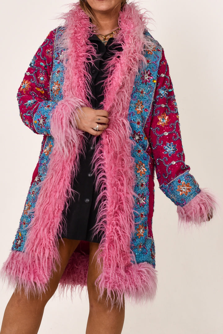 Sari Coat Dahlia | Size L UK 14