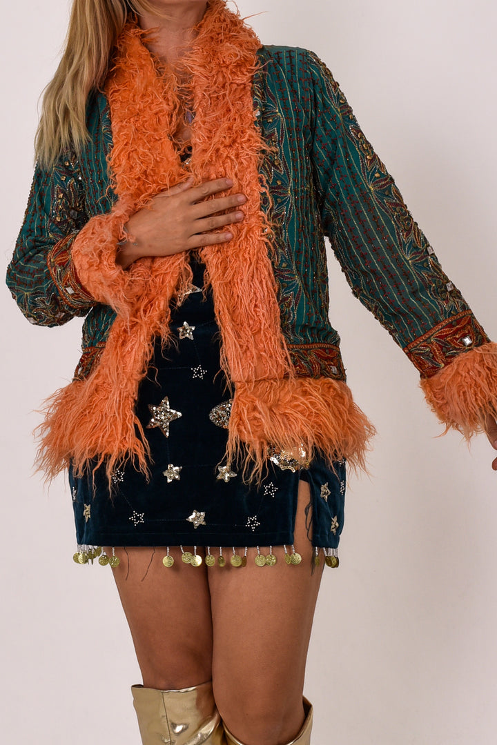 Sari Coat Cedar | M Size UK 12