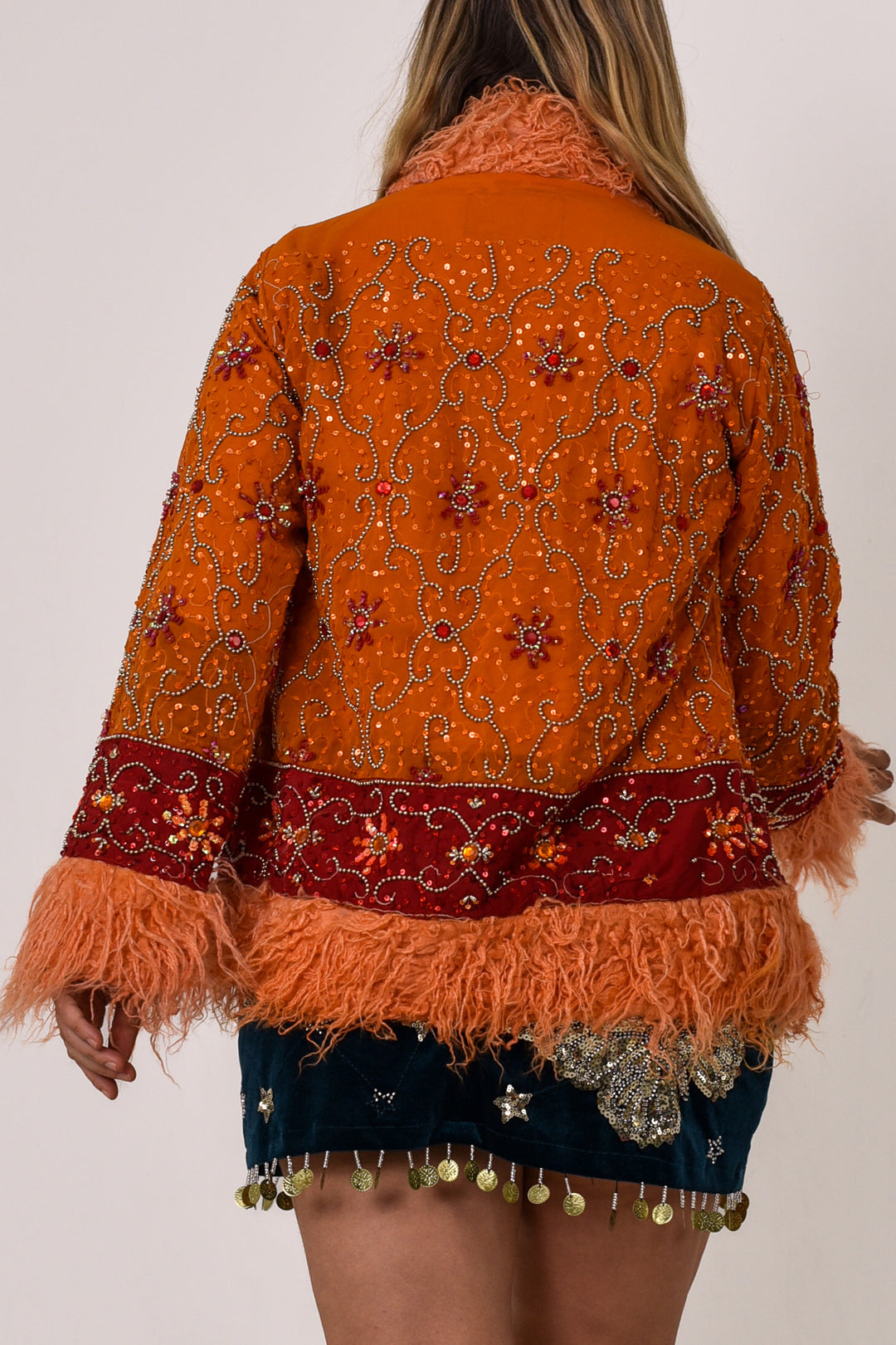 Sari Coat Chai | M Size UK 12