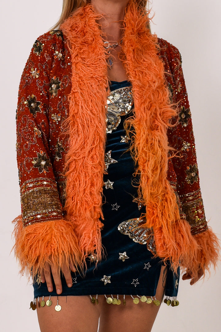 Sari Coat Clove | M Size UK 12
