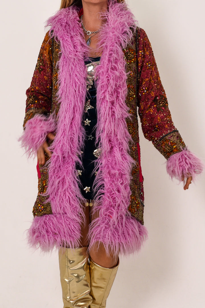 Sari Coat Auburn | M Size UK 12