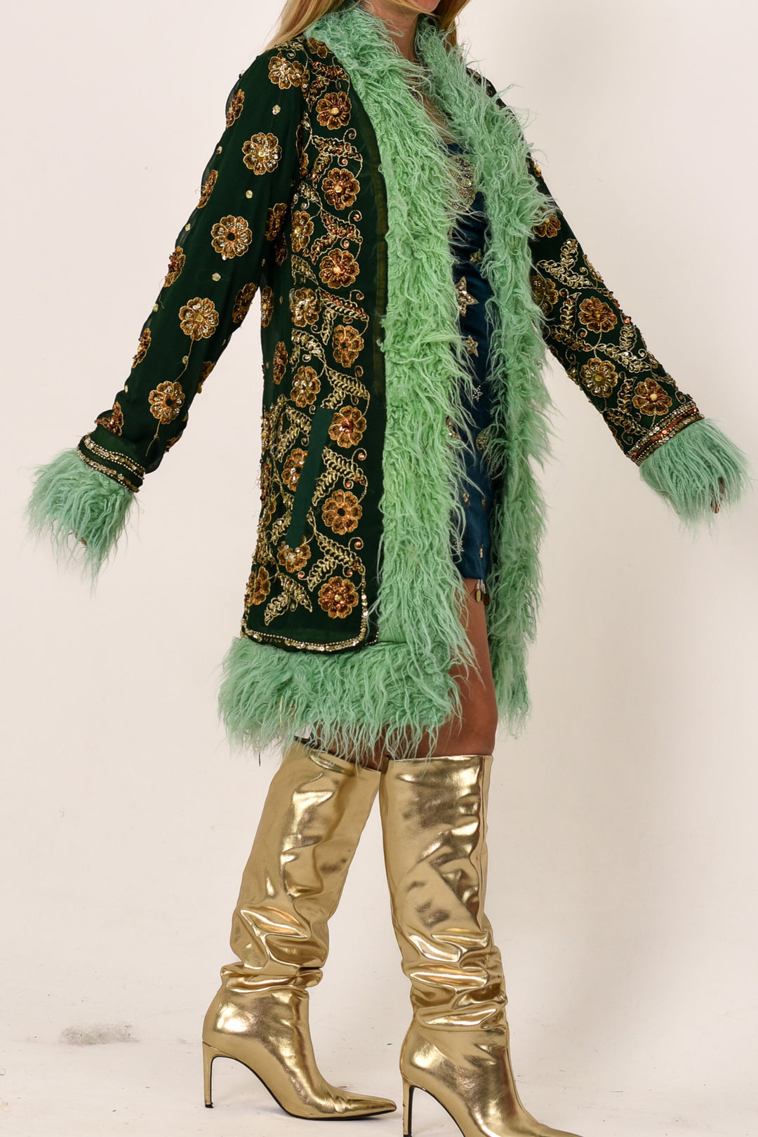 Sari Coat Acorn | M Size UK 12