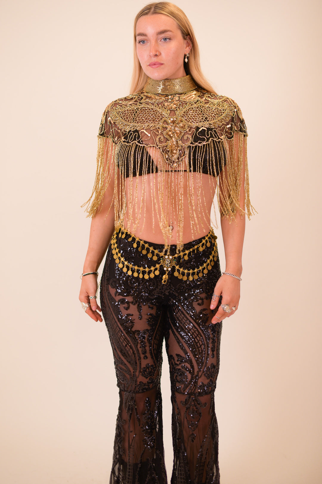 Solstice Beaded Capelet