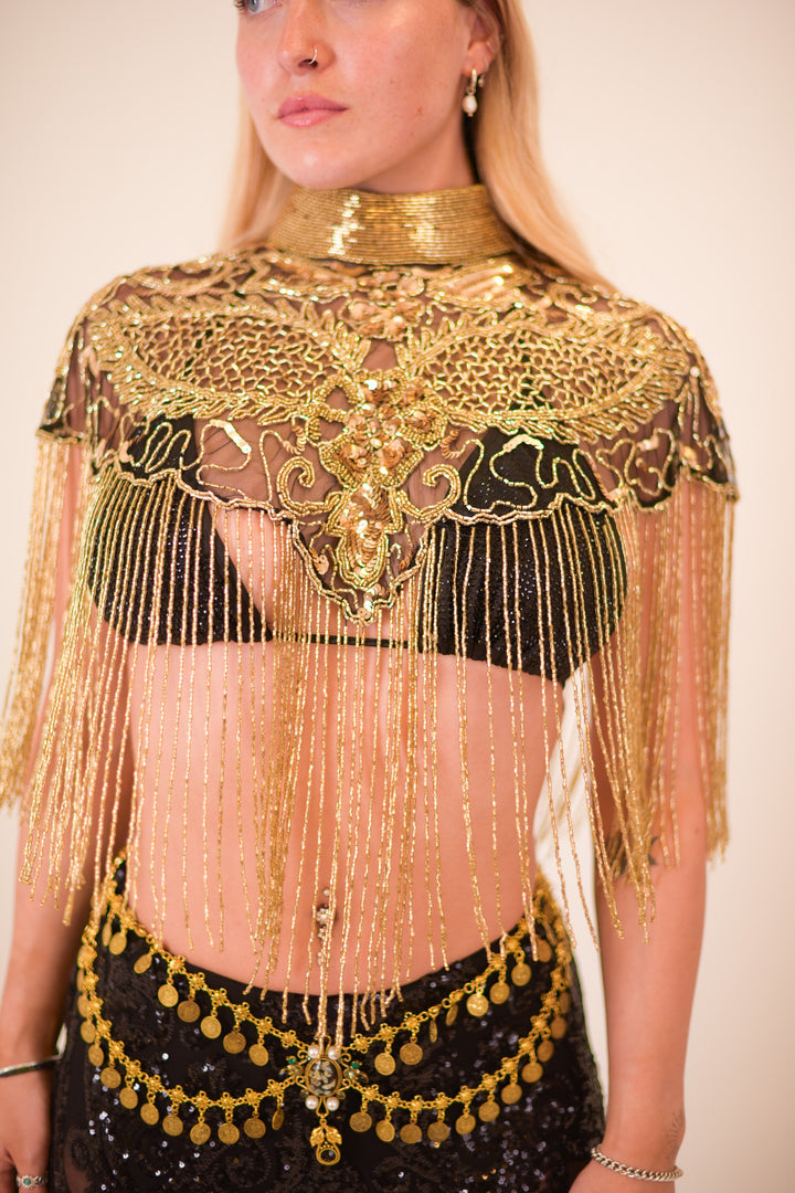 Solstice Beaded Capelet