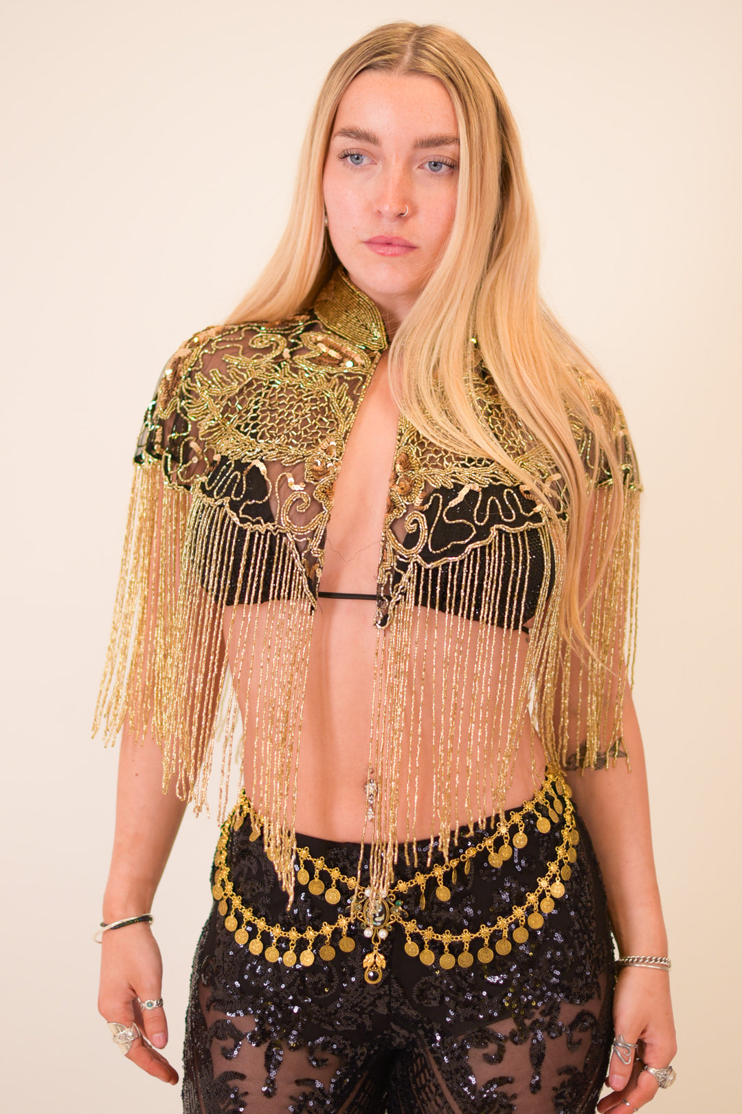 Solstice Beaded Capelet