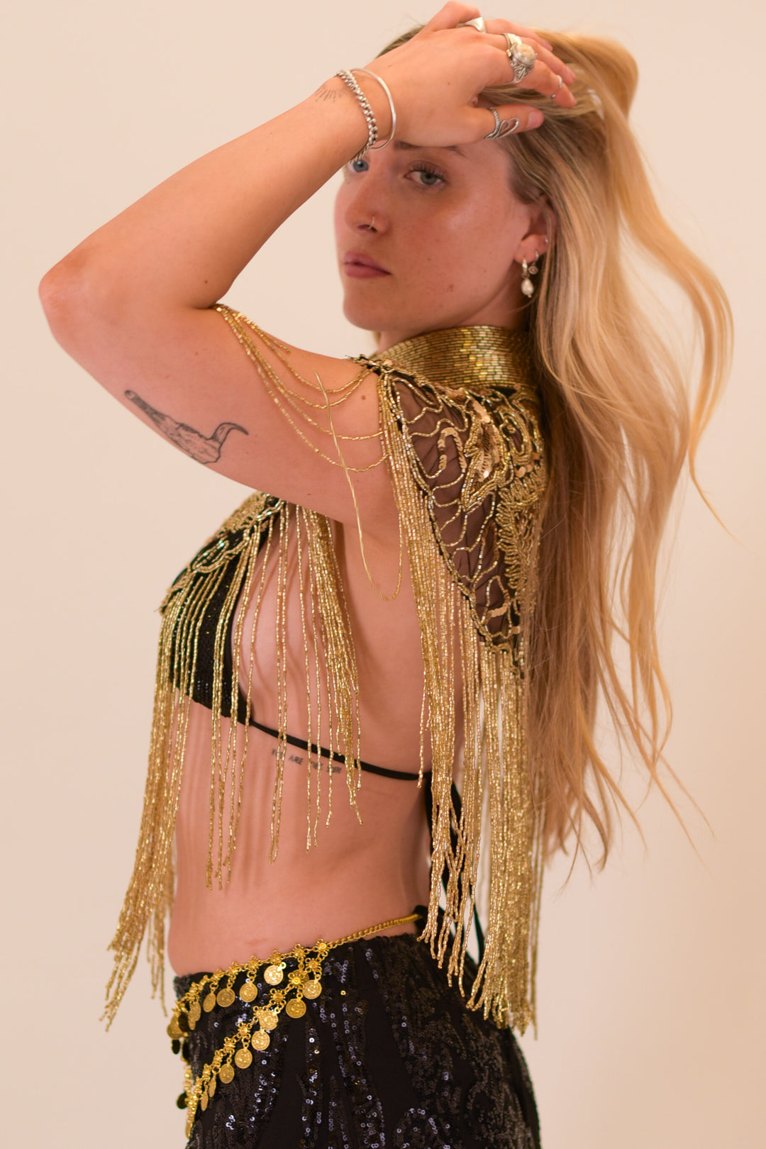 Solstice Beaded Capelet