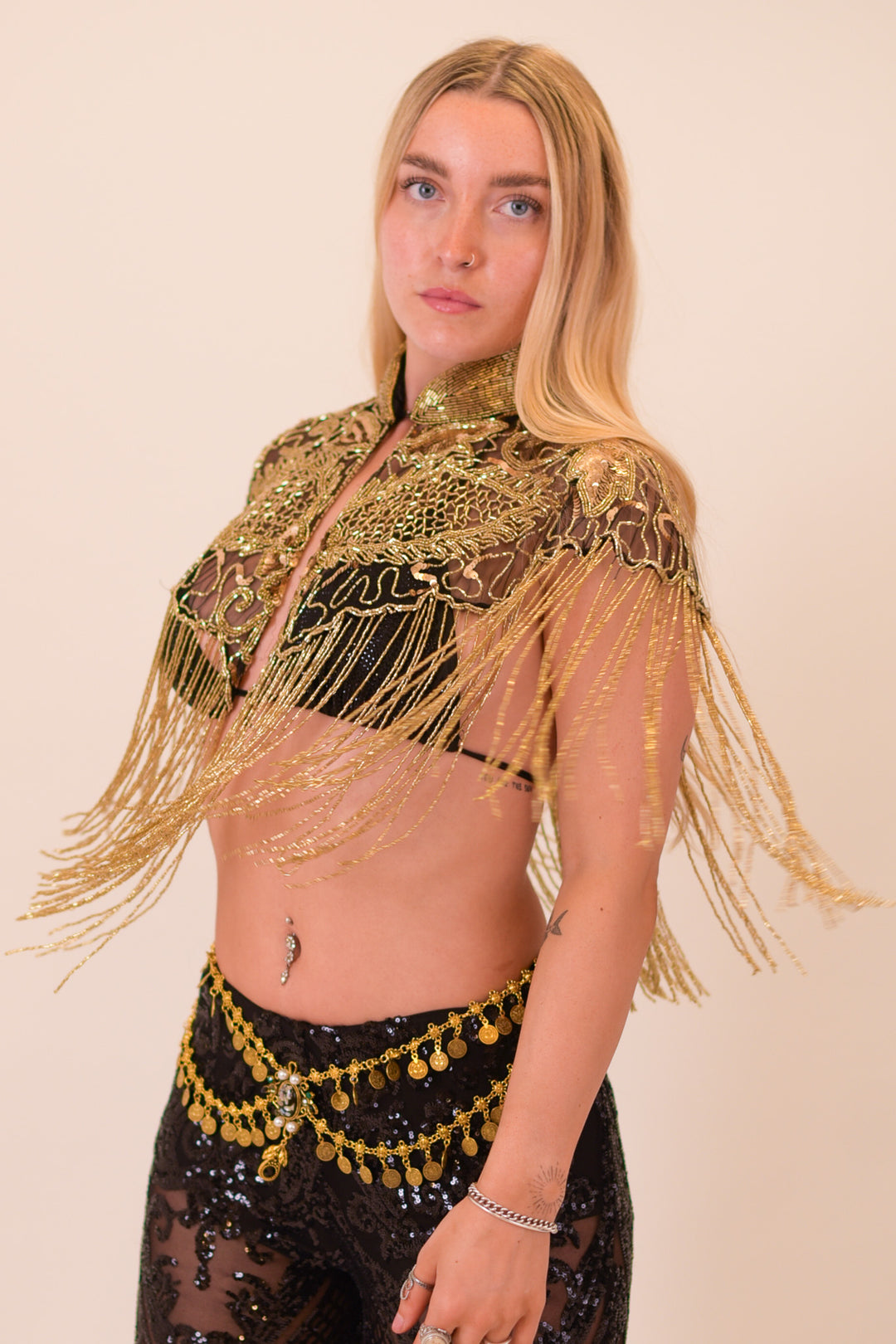 Solstice Beaded Capelet