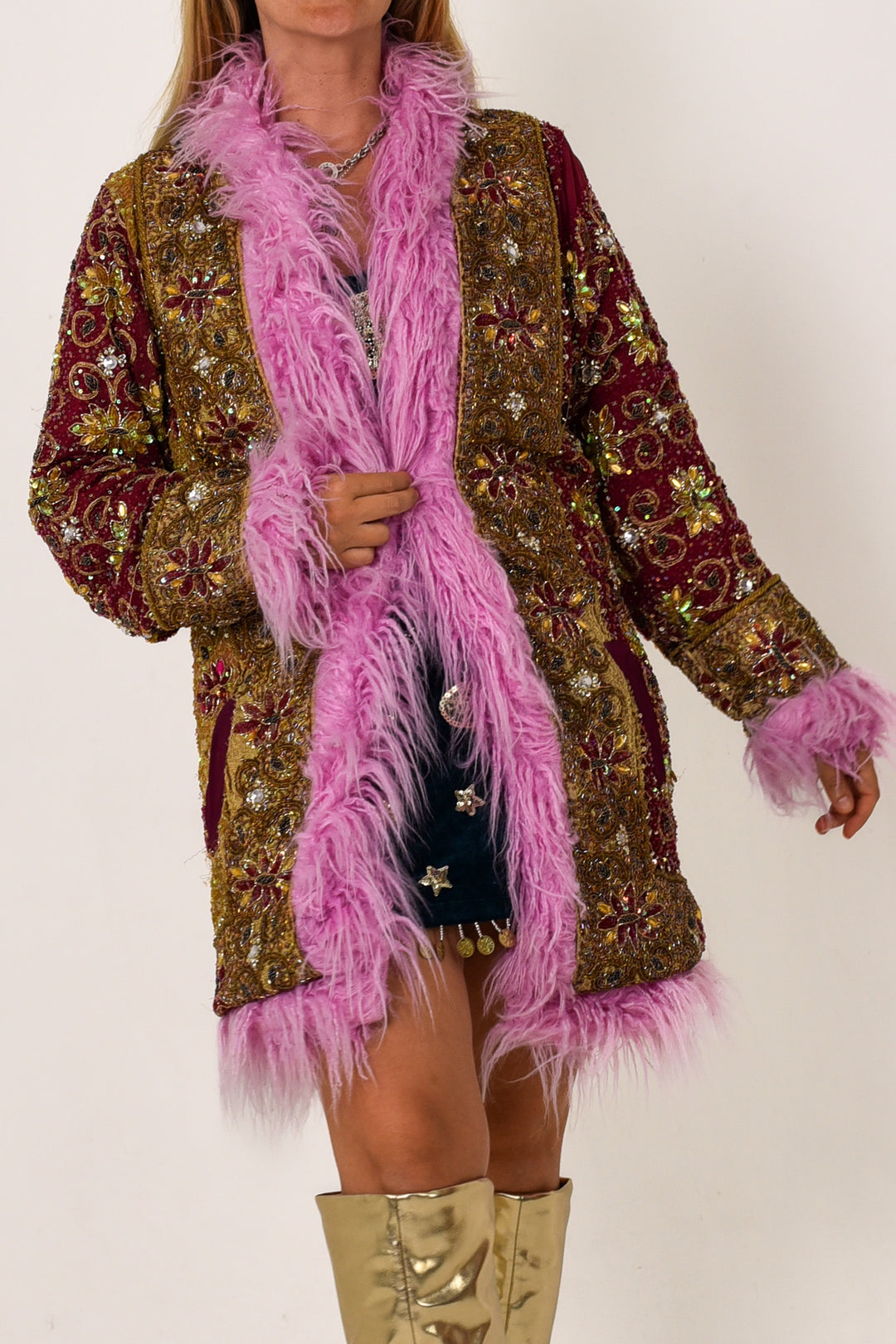 Sari Coat Honey Pie | Size M UK 12
