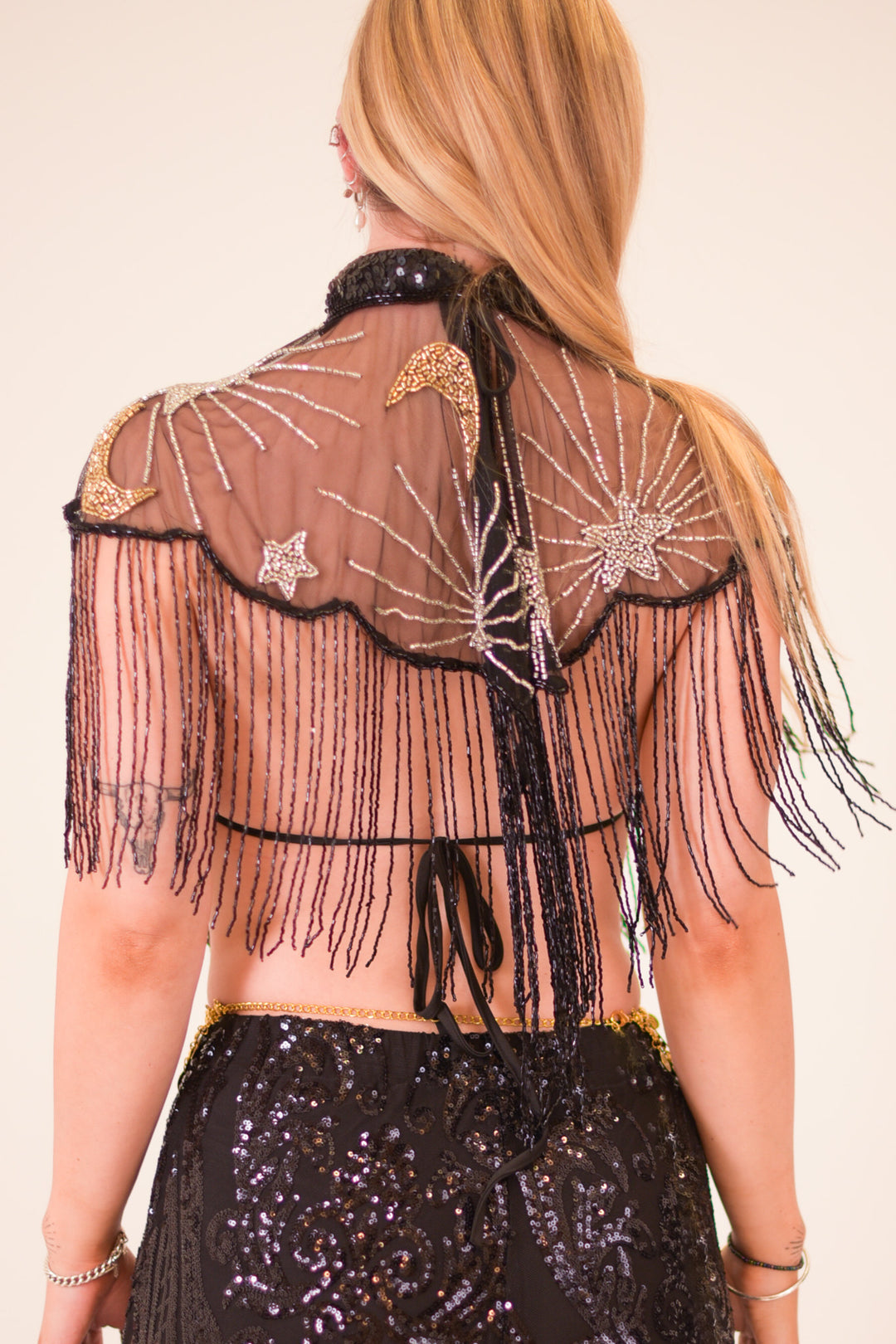 Phase Beaded Capelet