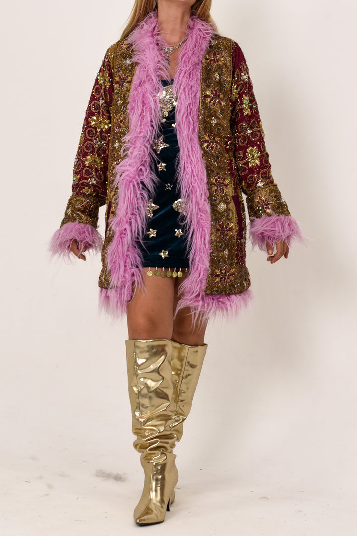 Sari Coat Honey Pie | Size M UK 12