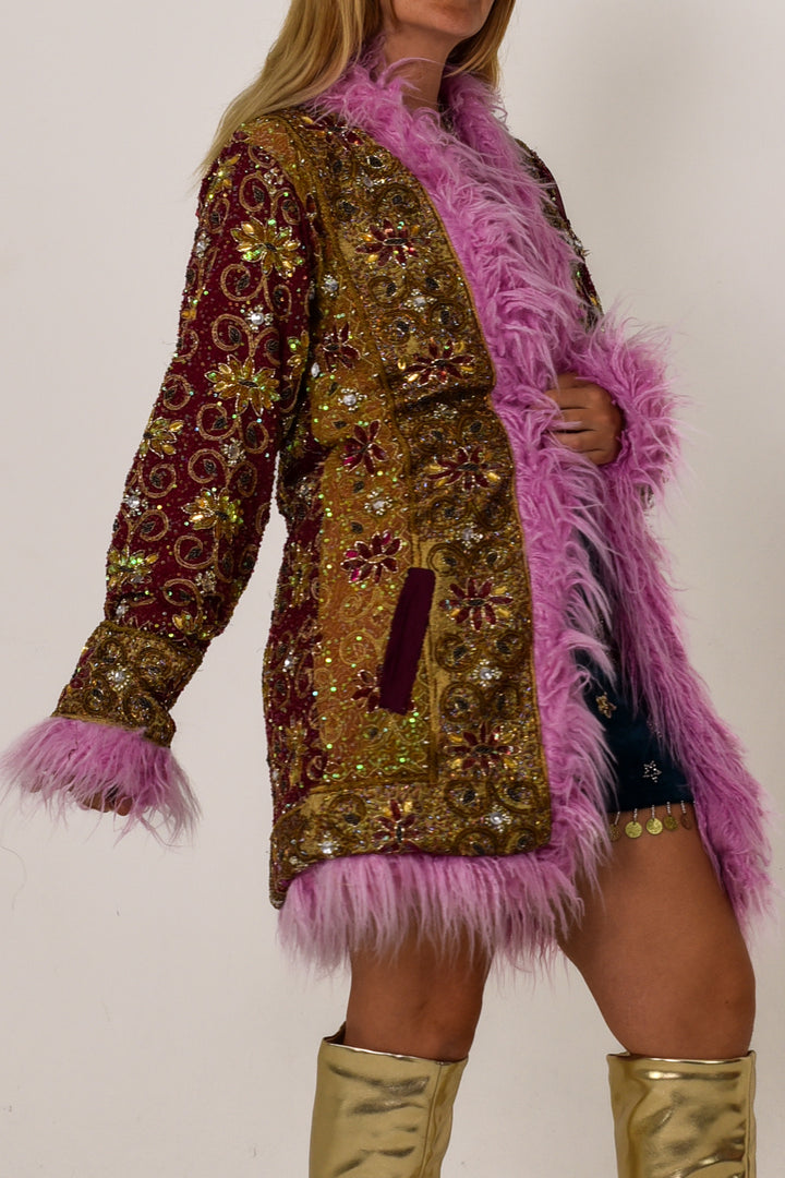 Sari Coat Honey Pie | Size M UK 12