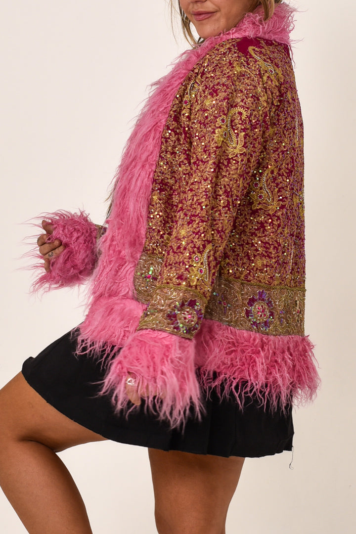 Sari Coat Maple Moon | Size L UK 14