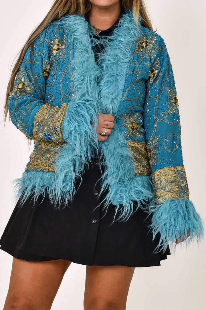 Sari Coat Fleetwood | Size L UK 14