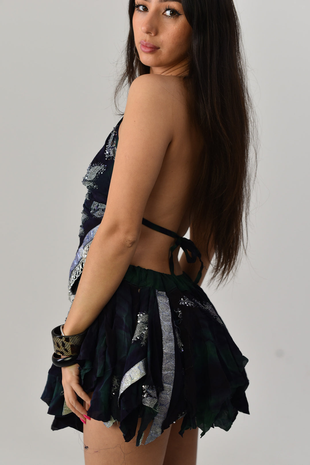 Maple Halter Top and Skirt Set