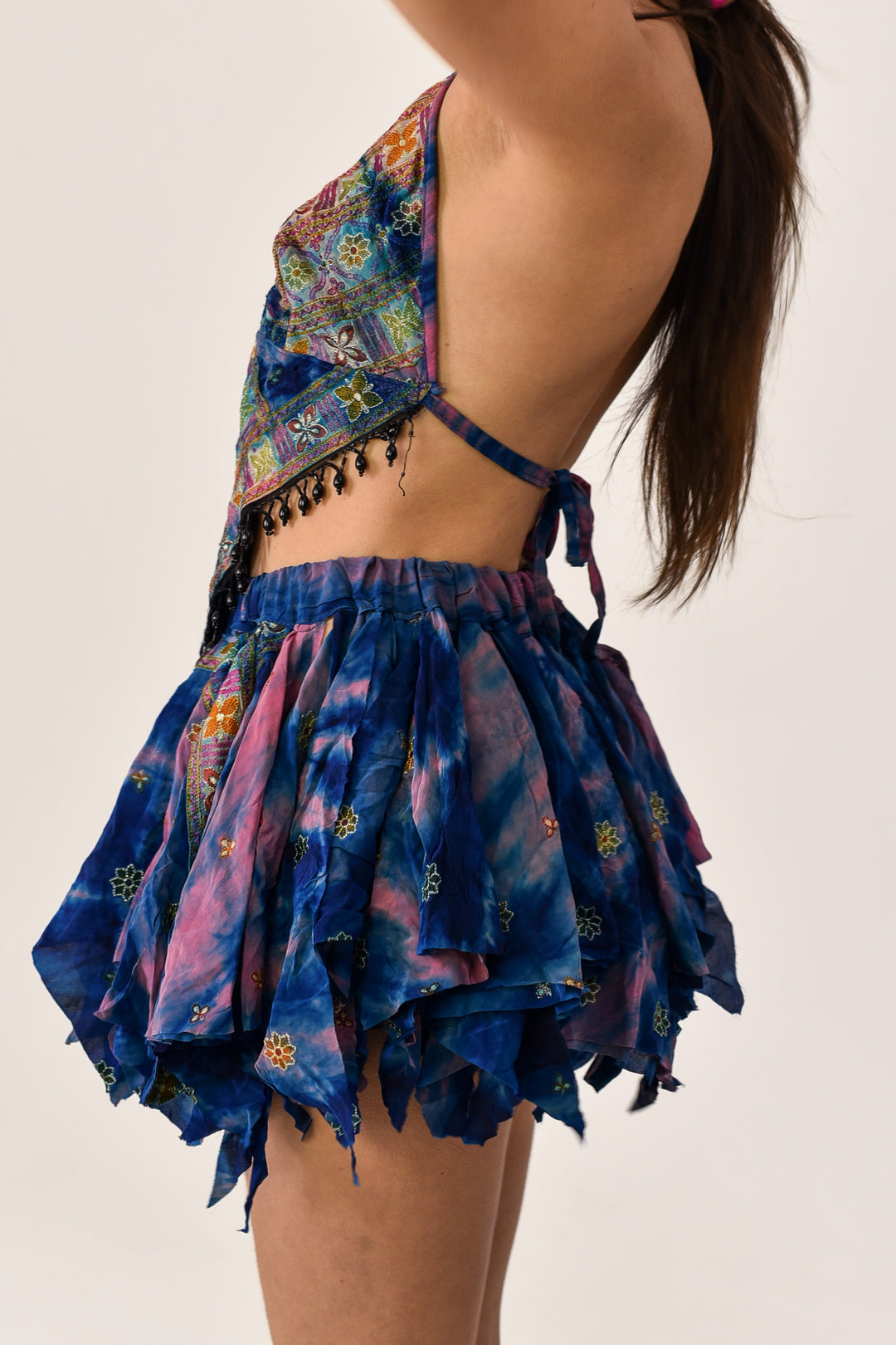 Dusk Halter Top and Skirt Set