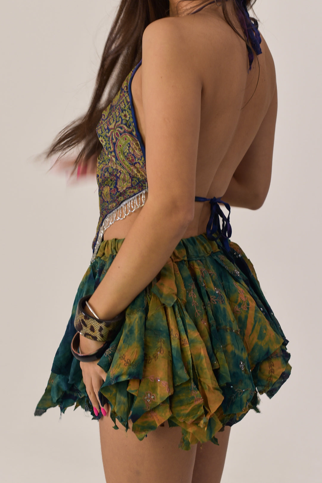 Hazel Halter Top and Skirt Set