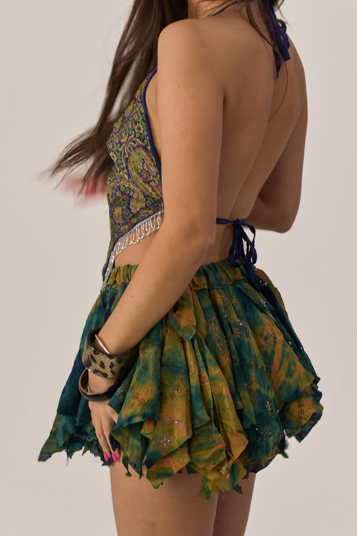 Hazel Halter Top and Skirt Set