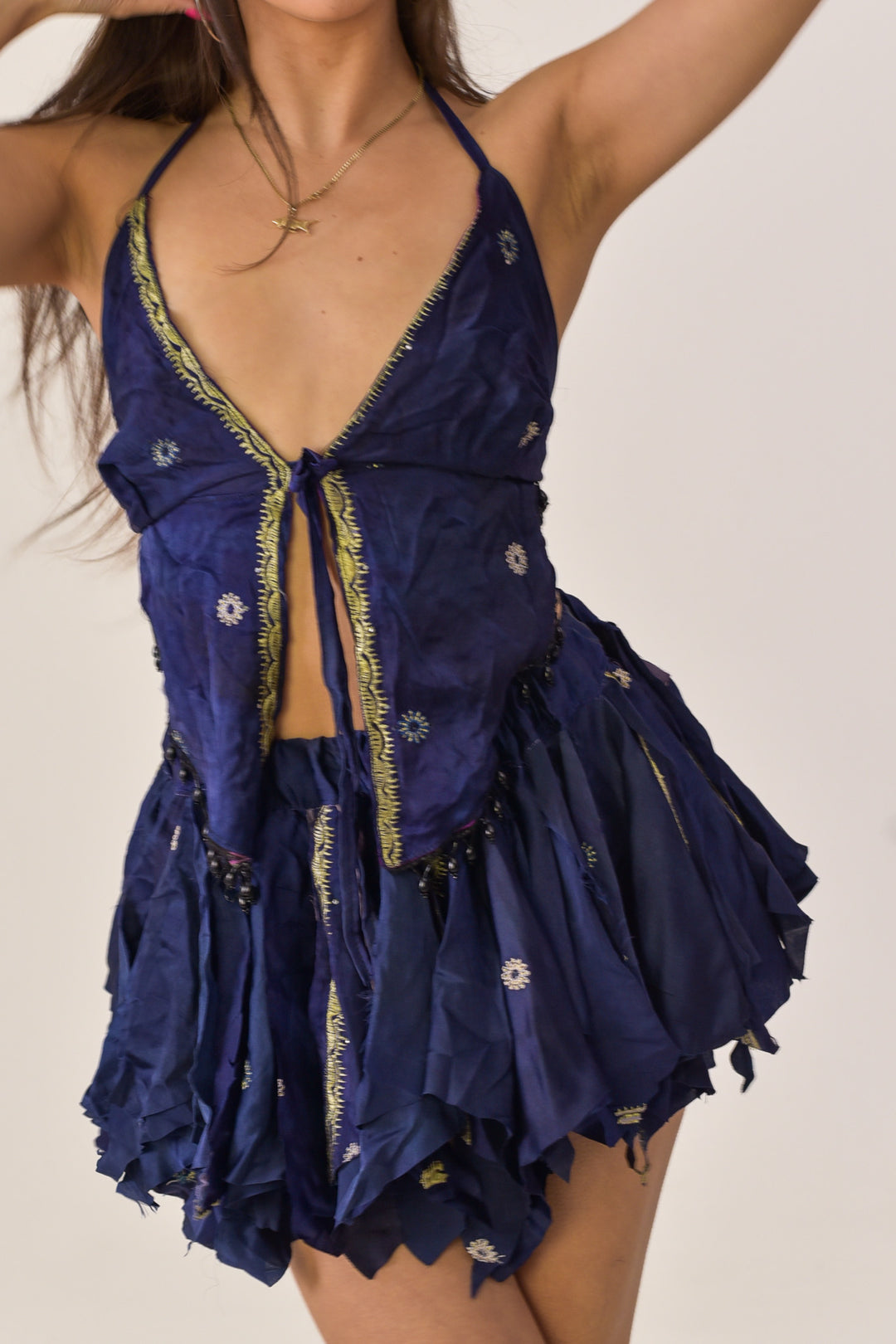 Fable Halter Top and Skirt Set