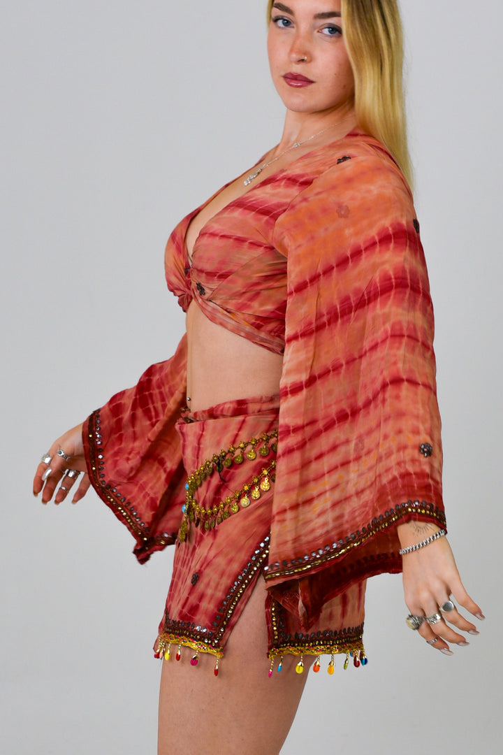 Princess Peach Skirt & Bell Sleeve Set