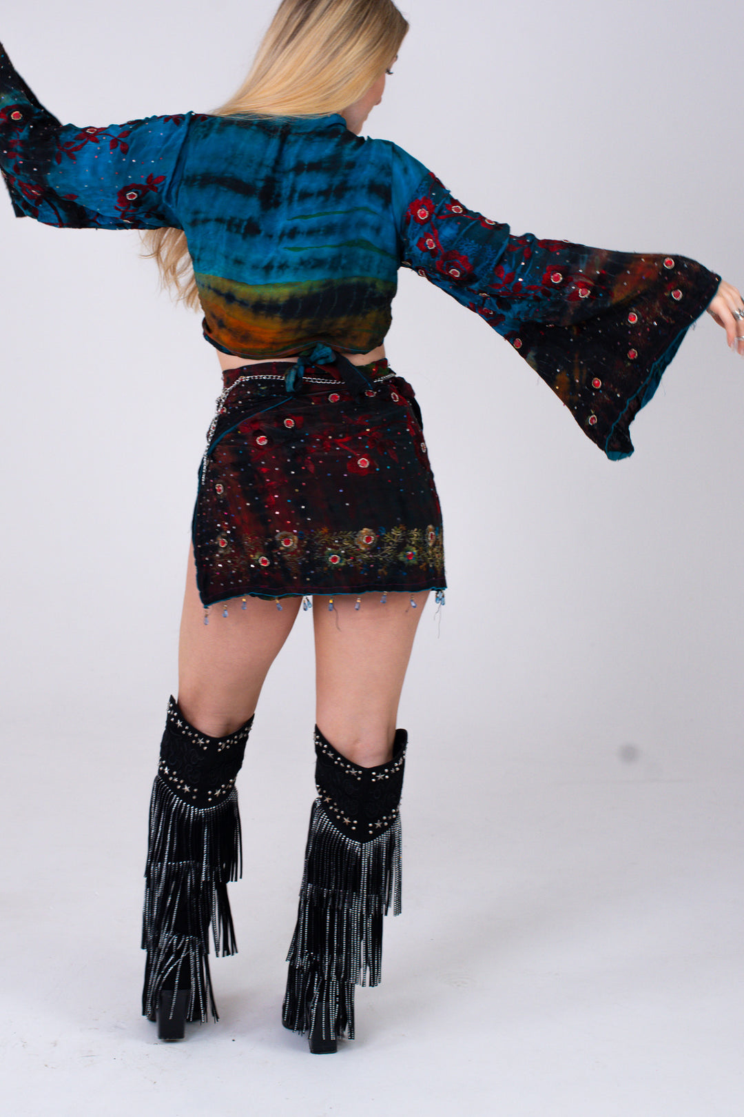 Moon Dust Skirt & Bell Sleeve Set