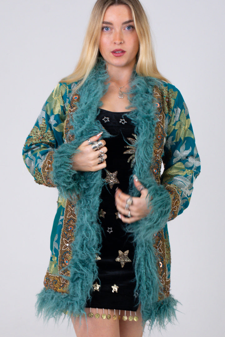 Sari Coat JUNGLE | Size UK 6 - 8