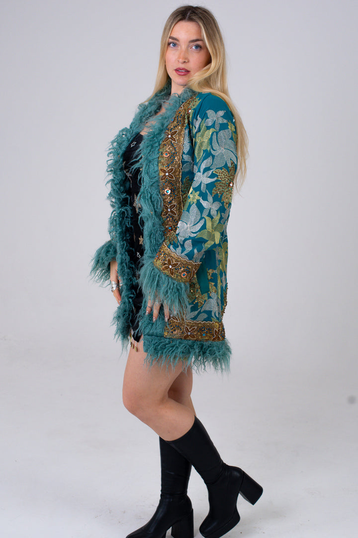 Sari Coat JUNGLE | Size UK 6 - 8