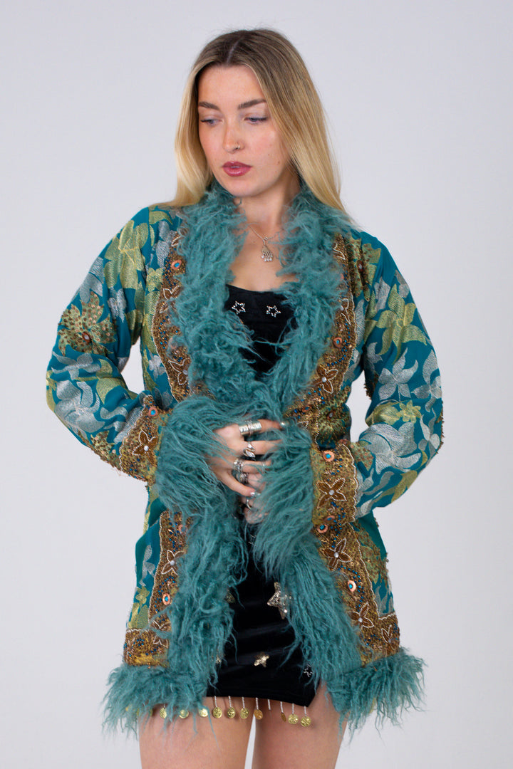 Sari Coat JUNGLE | Size UK 6 - 8