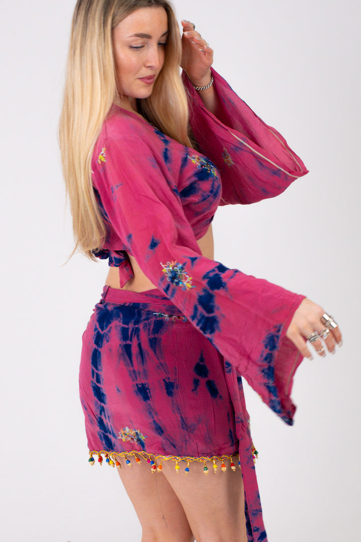 Monique Skirt & Bell Sleeve Set