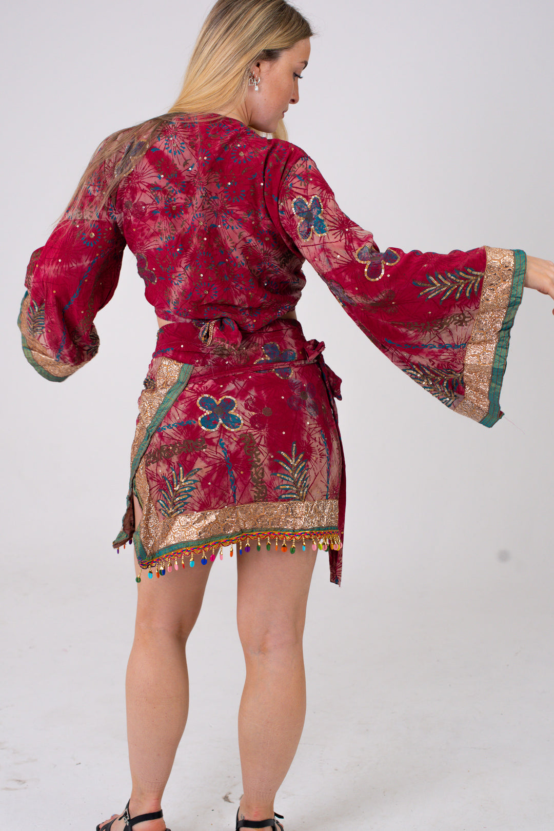 Monico Skirt & Bell Sleeve Set