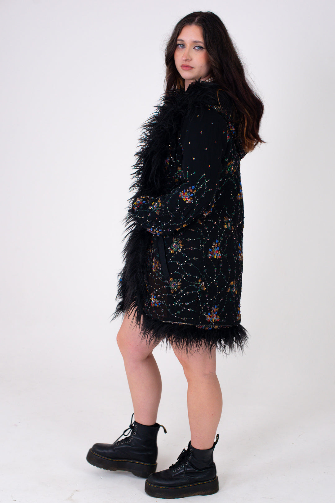 Sari Coat Hooded ARLA | Size UK 16-18