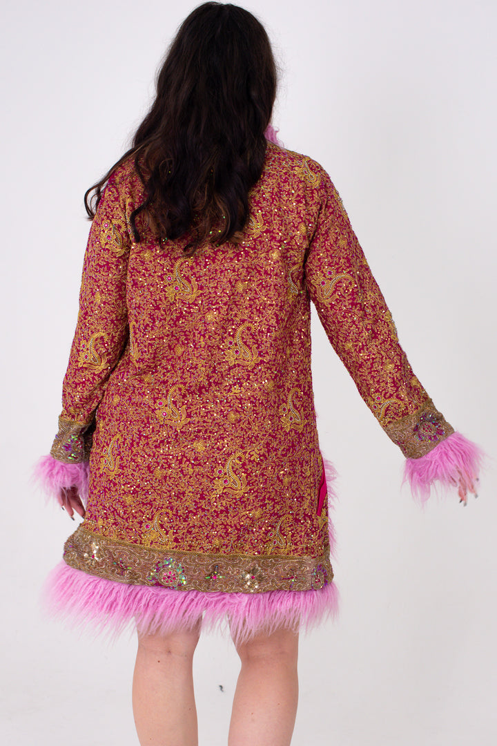 Sari Coat Belle| UK Size 14