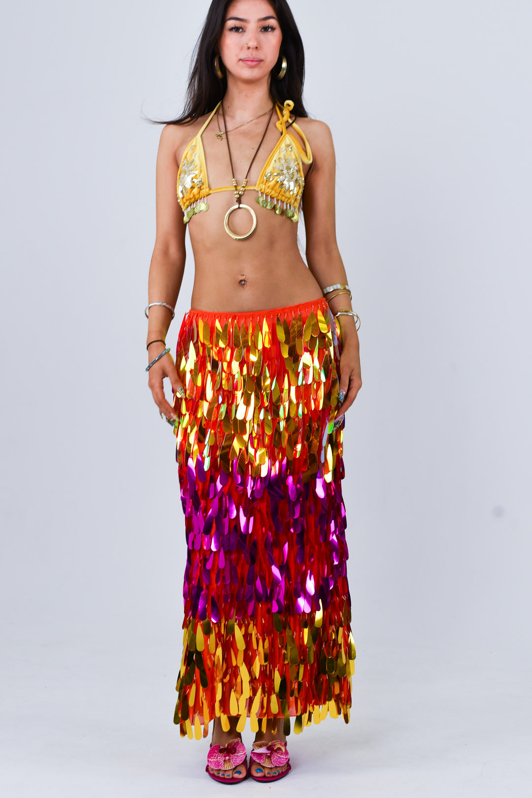 Angel Dust Maxi Skirt - Sunset