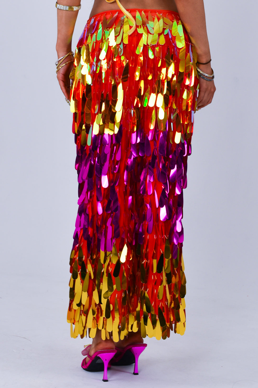 Angel Dust Maxi Skirt - Sunset