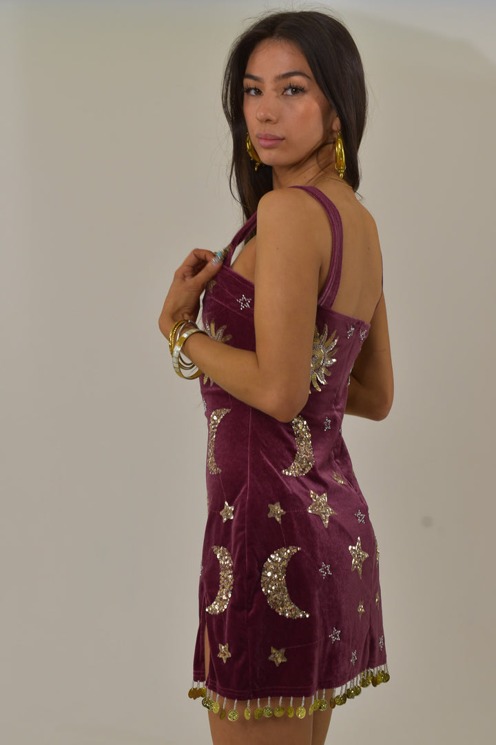 Phase Dress Mulberry