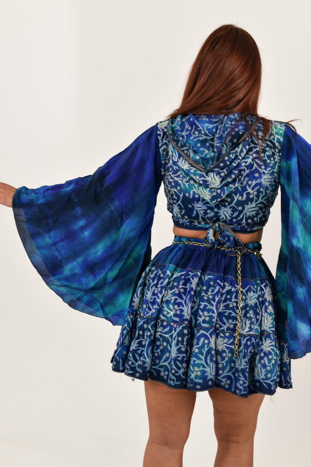 Halcyon Skirt &amp; Bell Sleeve Top Set