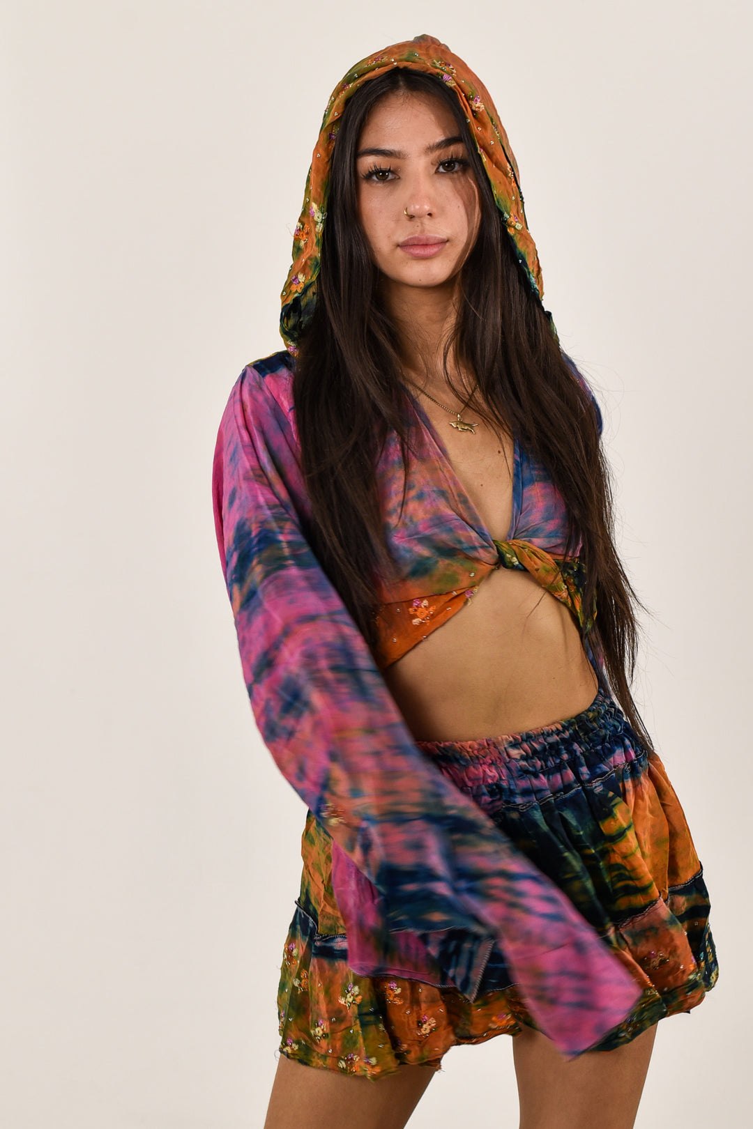 Saluna Skirt &amp; Bell Sleeve Top Set