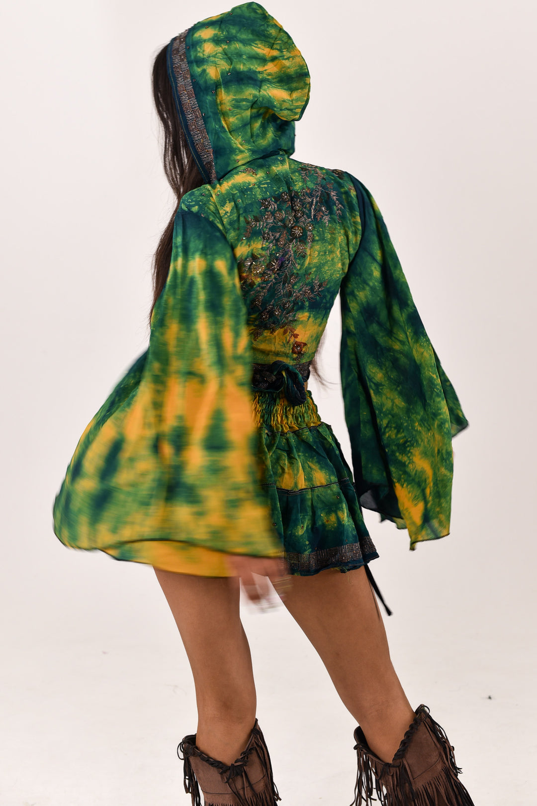 Vespera Skirt &amp; Bell Sleeve Top Set