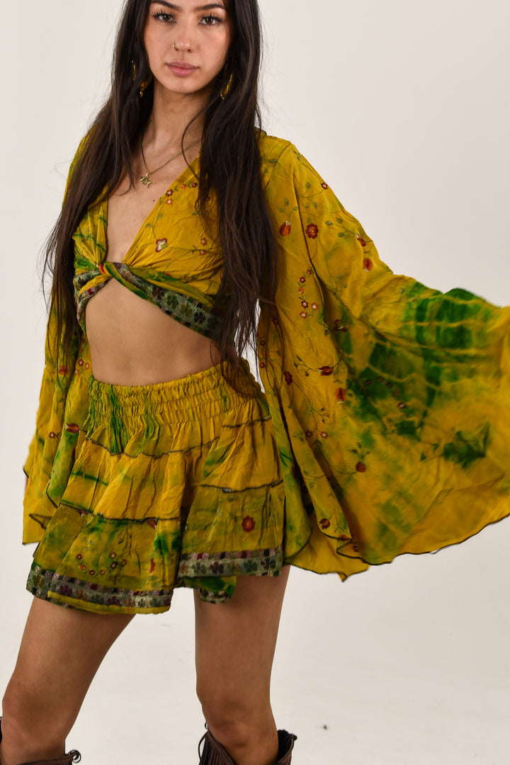 Clarissa Skirt &amp; Bell Sleeve Top Set