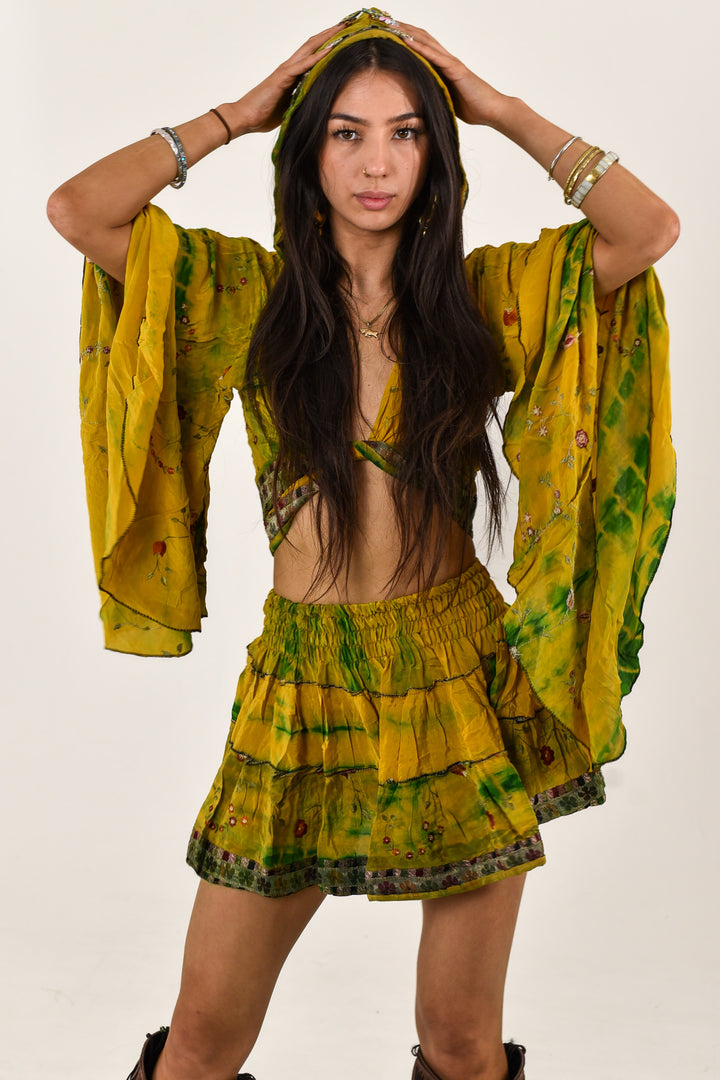 Clarissa Skirt &amp; Bell Sleeve Top Set