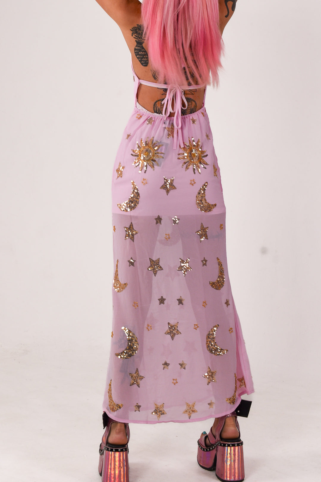 Phase Maxi Dress | Pink