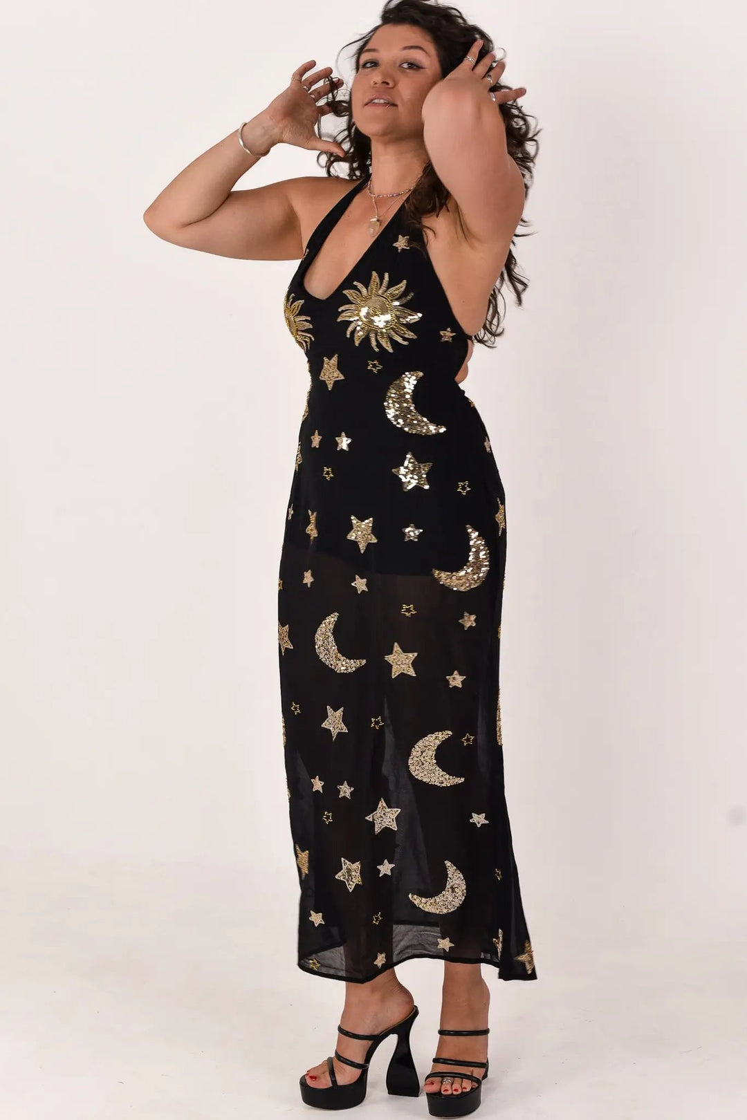 Phase Maxi Dress | Black