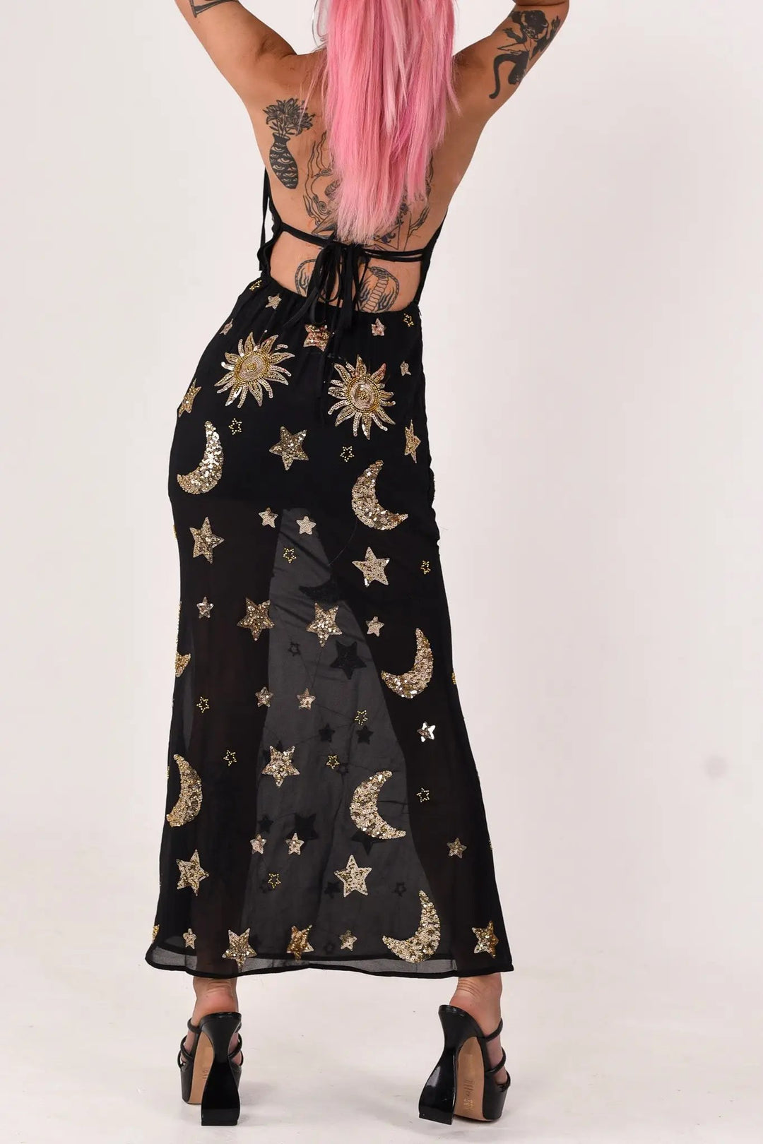 Phase Maxi Dress | Black
