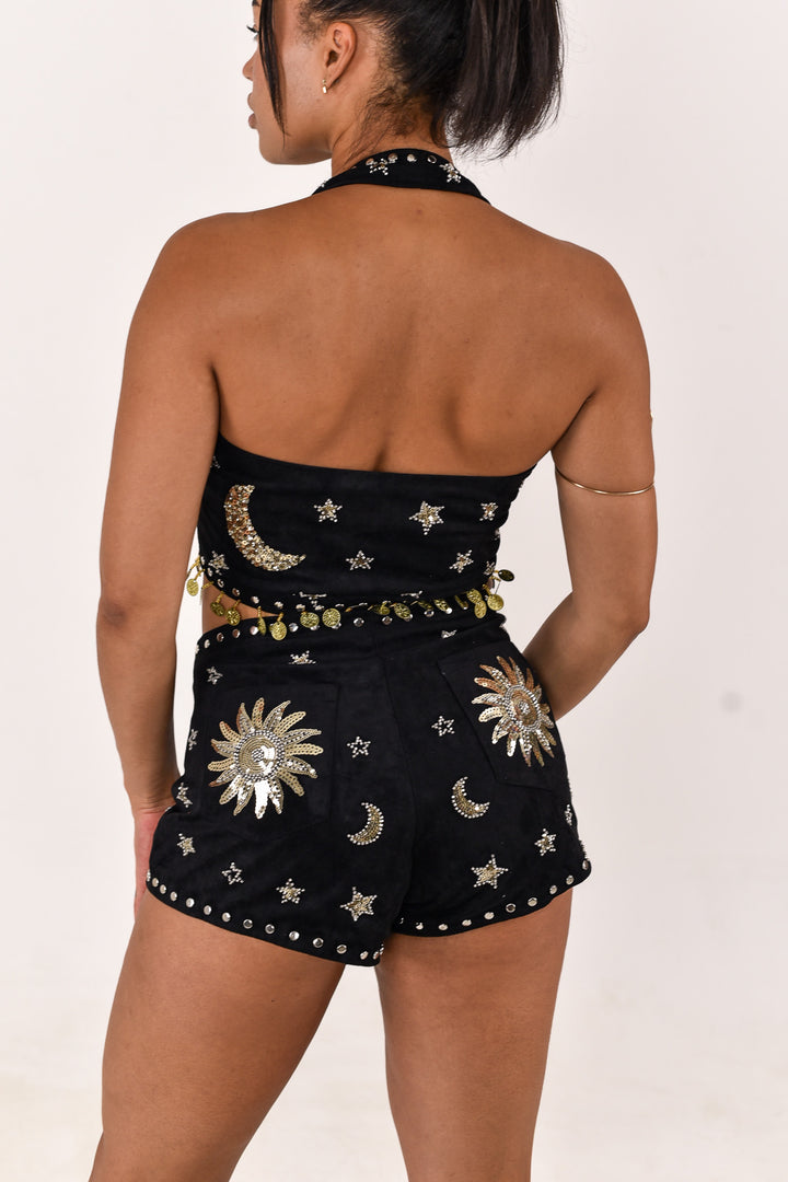 Phase Halter Top | Black