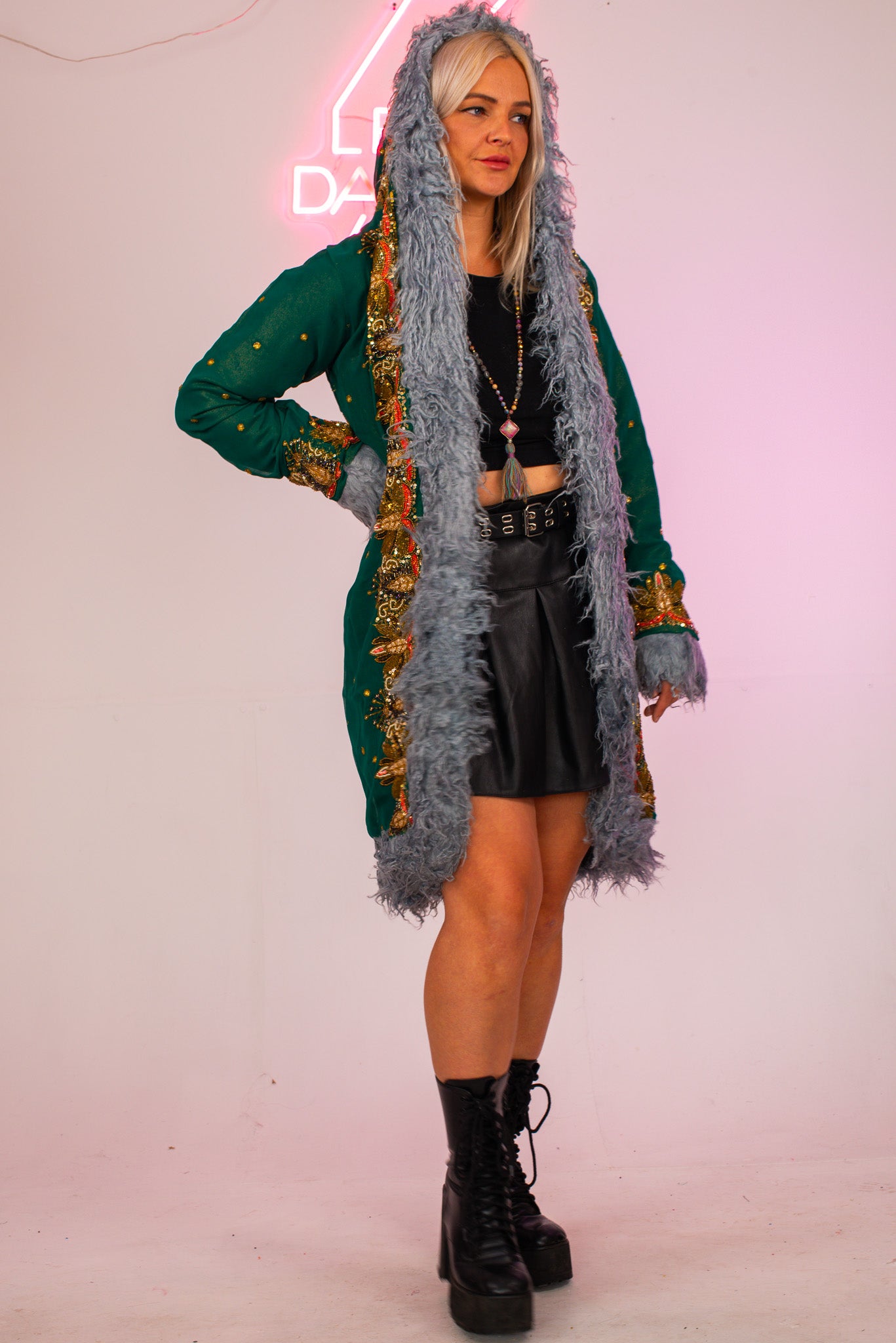 The Arlow Hooded Coat M | Rave &amp; Festival Fashion