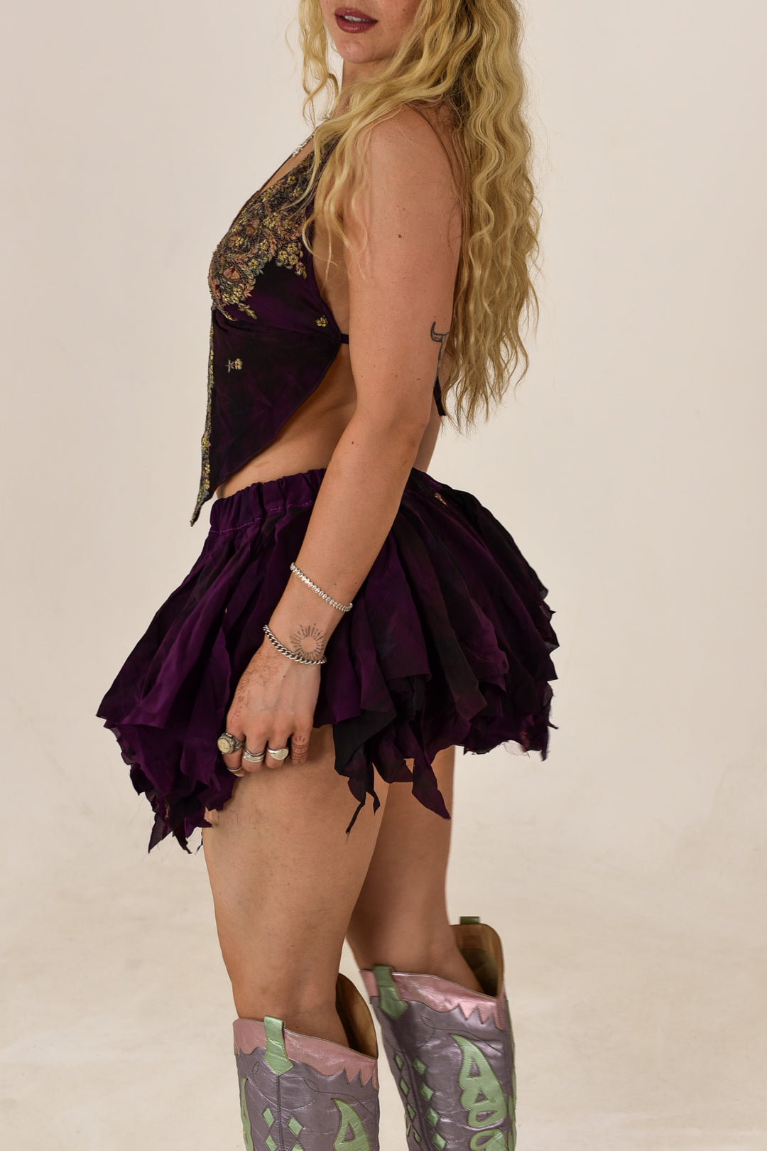 Moonspell: Butterfly Top and Rag Skirt Set