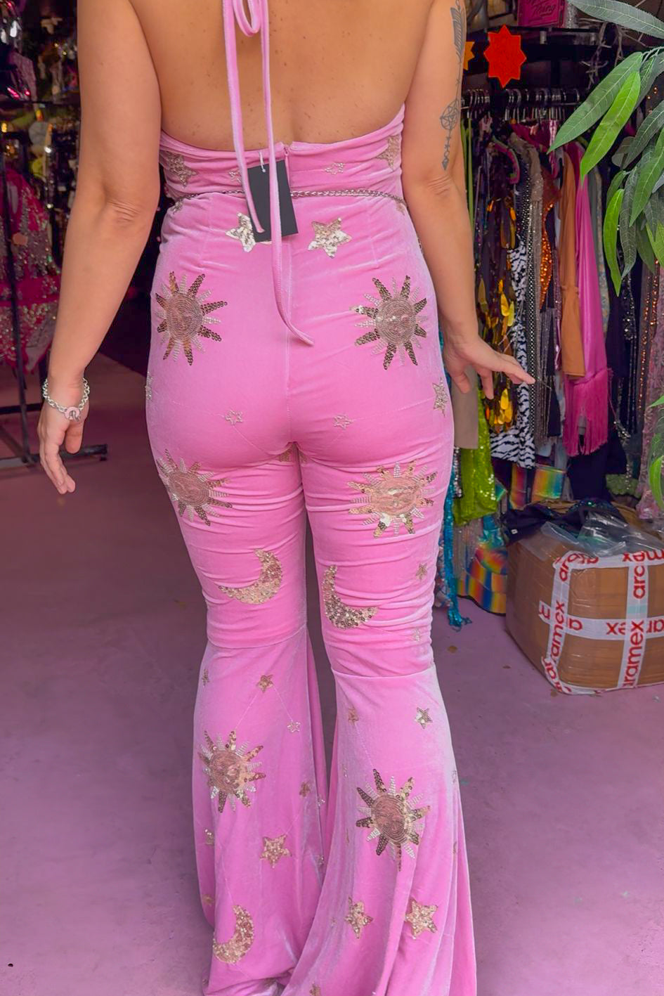The Phase Catsuit Pink